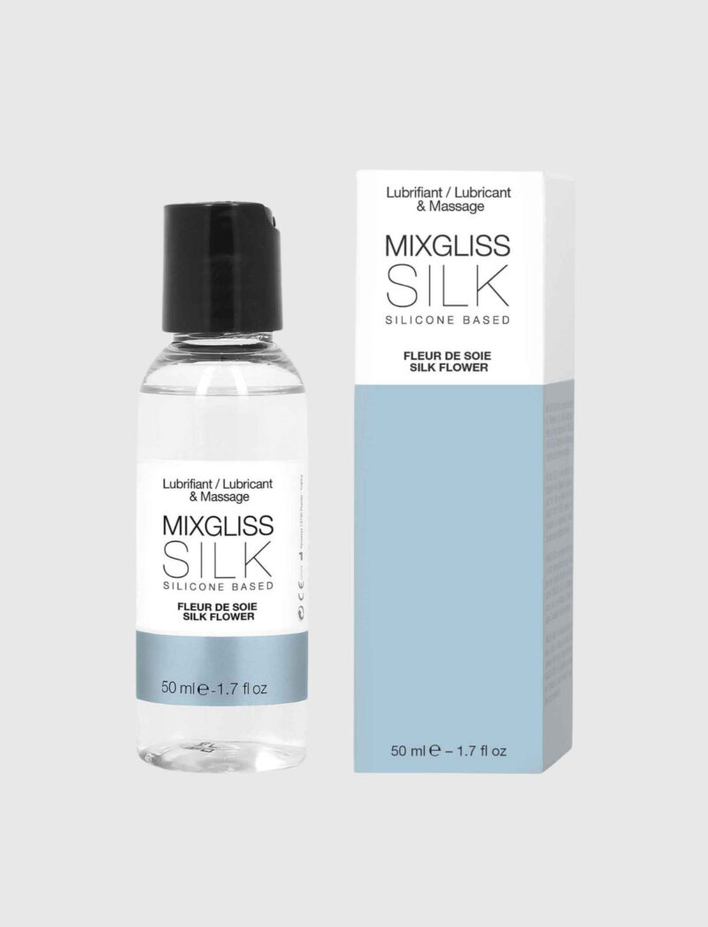 Mixgliss Silicone Silk - Lubrifiant 2-en-1 Fleur de Soie